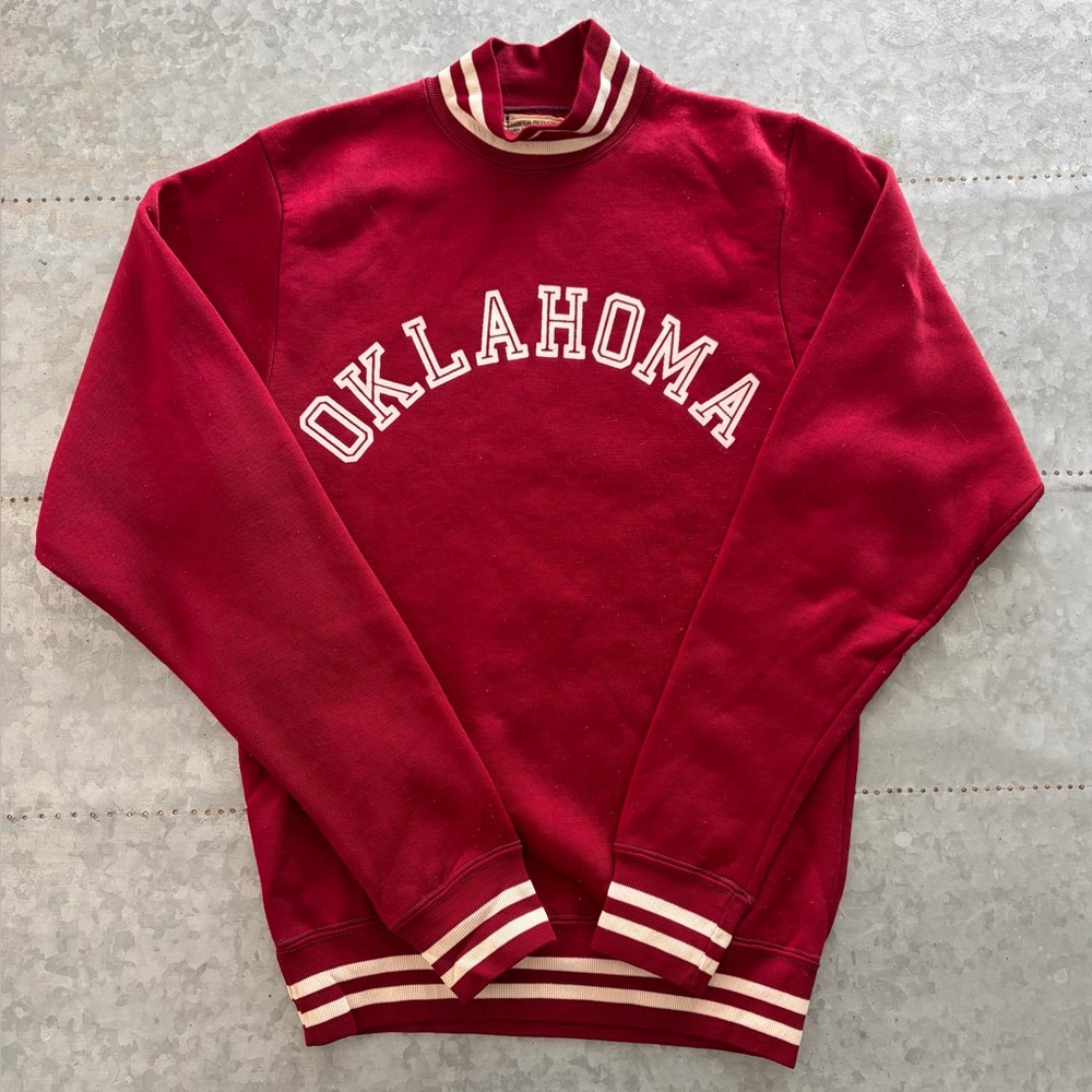 University of Oklahoma Champion Brand, Vintage Sweatshirt, 1960s era, Size Small